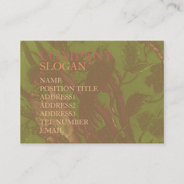 Carte De Visite Glowbird (Devant)