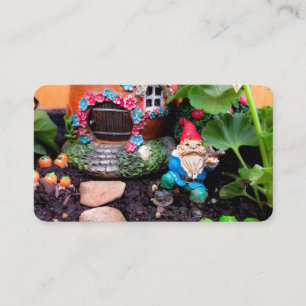 Carte De Visite Gnome géranium 01