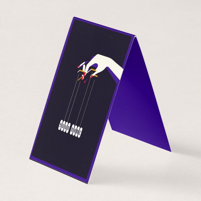CARTE DE VISITE GODPUPPET (Devant)