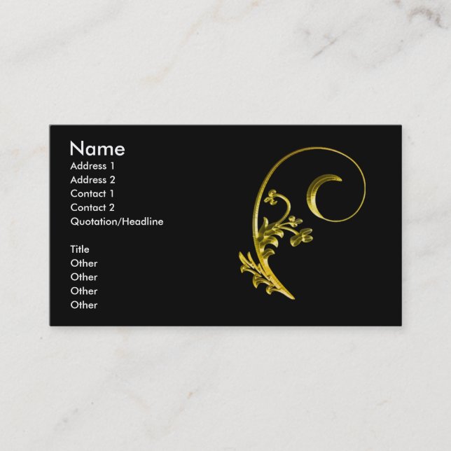 Carte De Visite gold2 (Devant)
