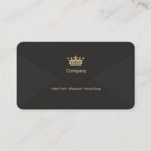 Carte de visite Gold Crown