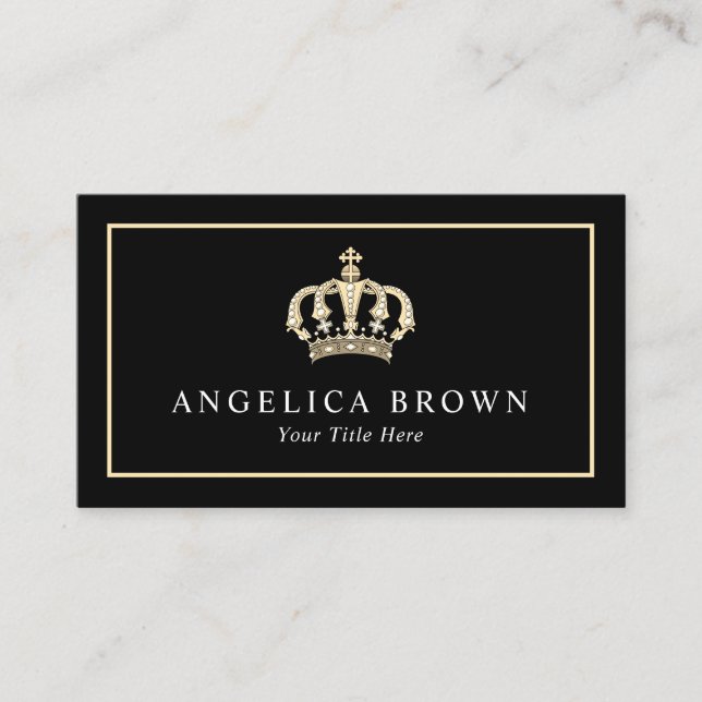 Carte de visite Gold Crown (Devant)