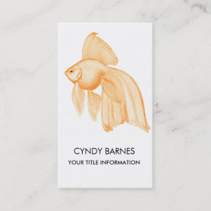 Carte de visite Gold Fish