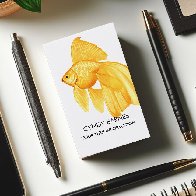 Carte de visite Gold Fish (Créateur téléchargé)