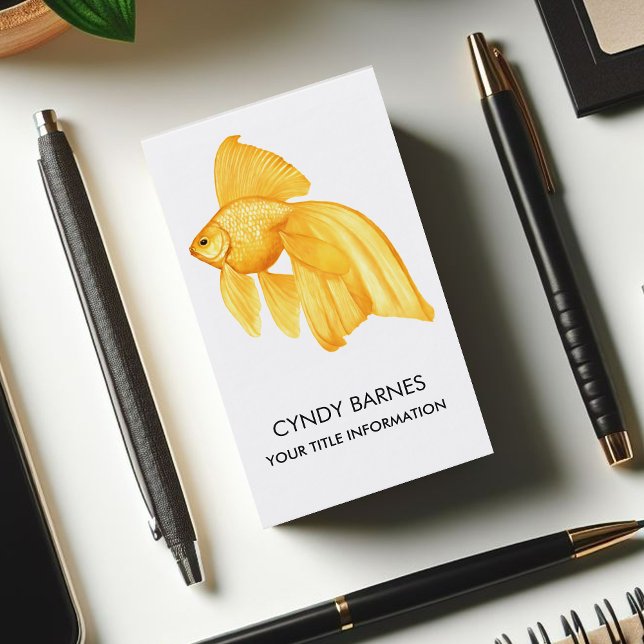 Carte de visite Gold Fish (Créateur téléchargé)