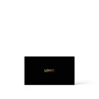 Gold Foil Minimaliste moderne Dark logo profession