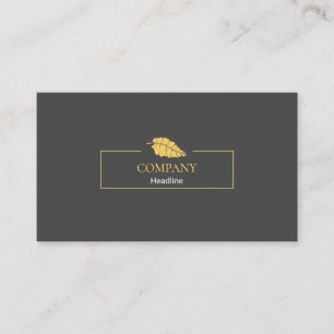Carte de visite Gold Leaf