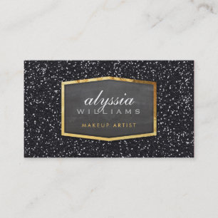 Carte De Visite GOLD LOGO classe élégante parties scintillant bril