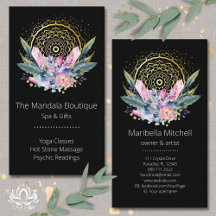 Gold Mandala Cristaux rose Psychique Spa Spirituel