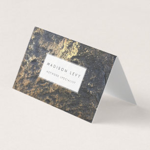 Carte De Visite Gold Marc Rock Face Design Network