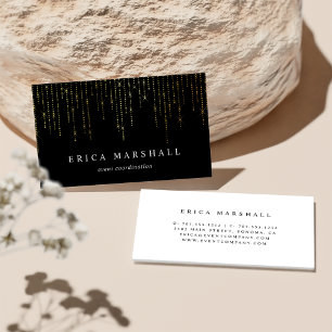 Carte De Visite Gold Marquee