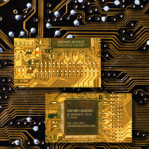 Carte De Visite Gold PCB, circuit imprimé - ingénierie technologiq