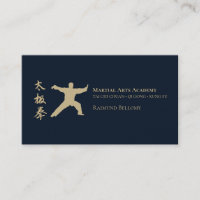 Carte de visite Gold Tai Chi