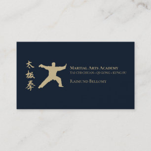 Carte de visite Gold Tai Chi