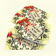 Golden Floral Damask