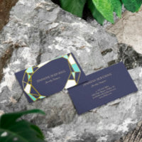 Golden Gem | bleu marine | Concepteur de bijoux