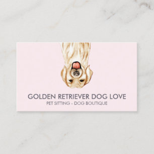 Carte De Visite Golden Retriever Chien
