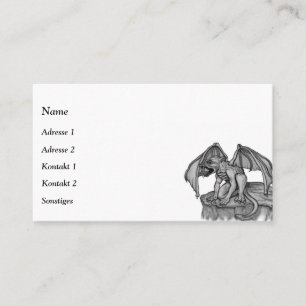 Carte de visite Golem Gargoyle