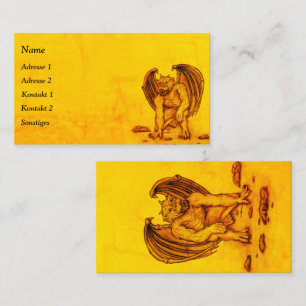 Carte De Visite Golem Gargoyle