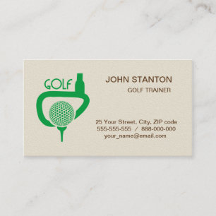 Carte De Visite Golf