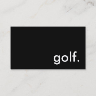 Carte De Visite golf.