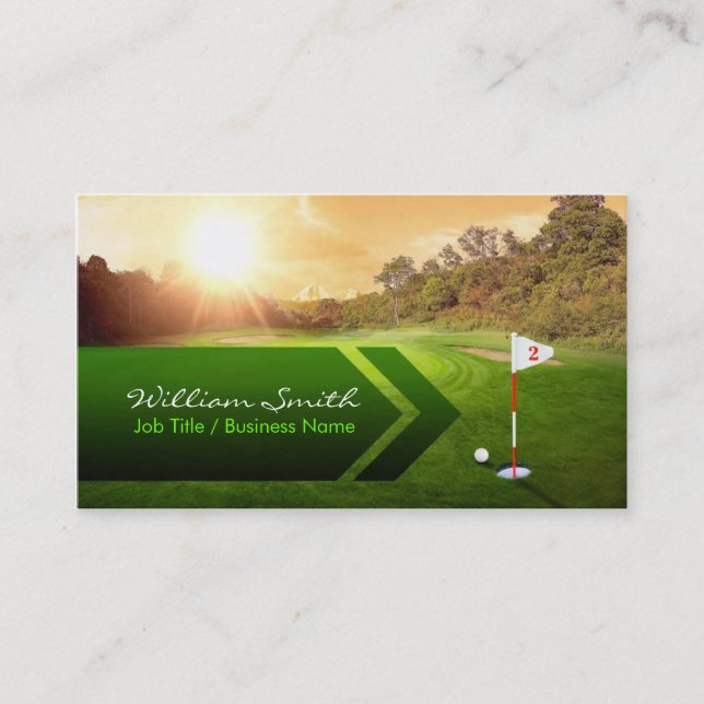 Carte De Visite Golf Business Card (Devant)