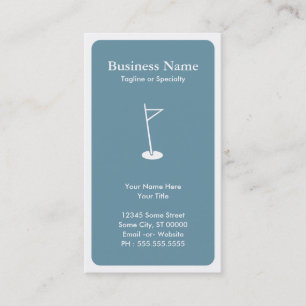 Carte De Visite golf de mod