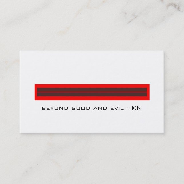 Carte De Visite good-evil BC (Devant)