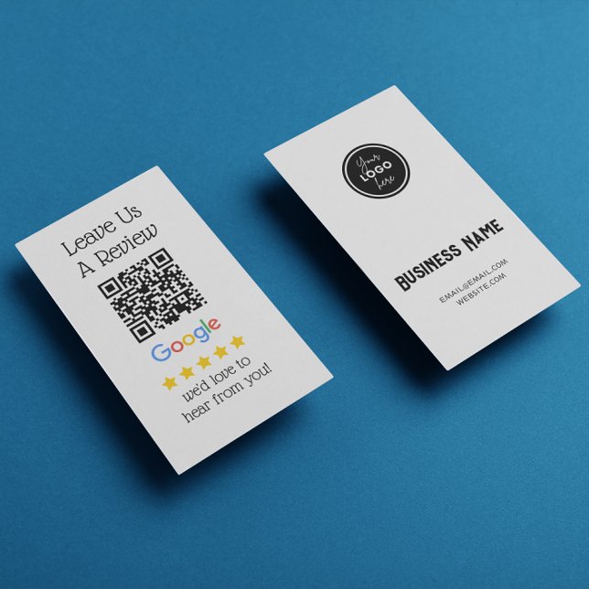 Carte De Visite Google Avis QR Code Laissez-nous un examen (Créateur téléchargé)