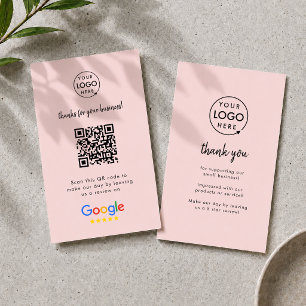 Carte De Visite Google Avis   Revue de l'entreprise Nous roux rose