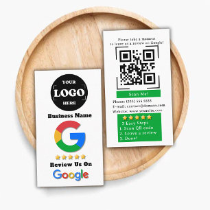 Carte De Visite Google Revoir le code QR Appuyer sur pour examiner