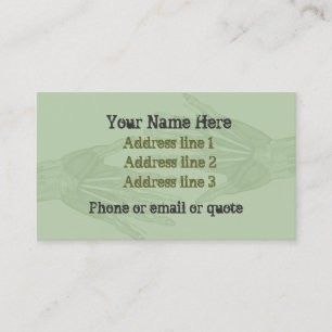 Carte de visite Goth Anatomy Hands