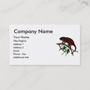 Carte De Visite Goth Chameleon