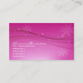 Carte De Visite grâce rose