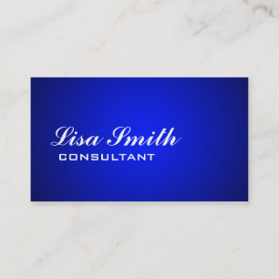 Carte De Visite Gradient bleu simple simple élégant professionnel