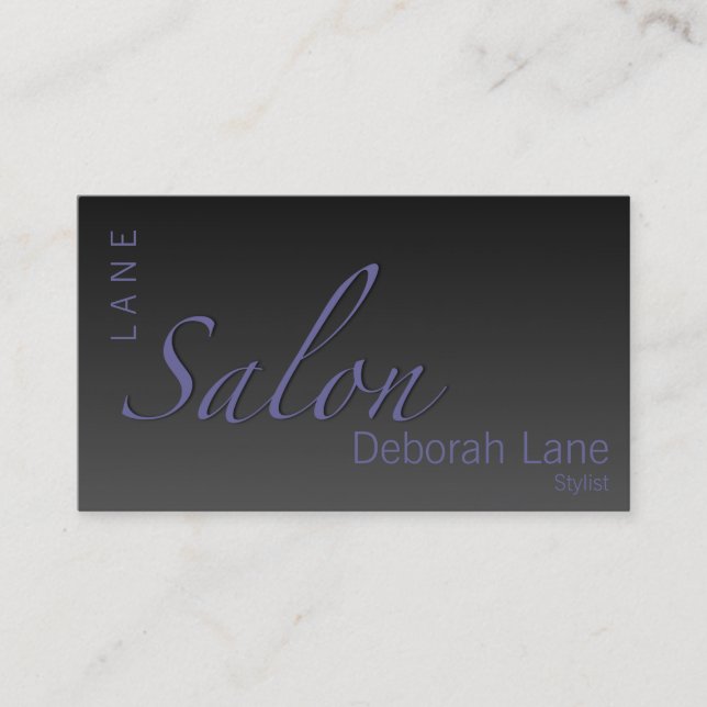 Carte De Visite Gradient de salon (Devant)