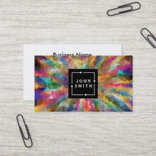 Carte De Visite Graffiti bleu moderne Cool Art Abstrait