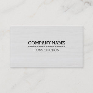 Carte De Visite Grain de bois blanc moderne professionnel #6
