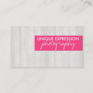 Carte De Visite Grain en bois