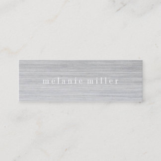 Carte de visite - grain gris