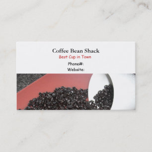 Carte De Visite Grains de café