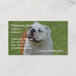 Carte De Visite Grand bouledogue