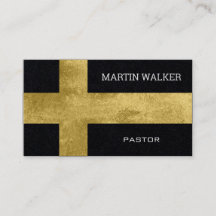 Grand Foil Gold Cross Religieux