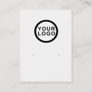 Carte De Visite Grand logo minimal Bijoux Écran d'oreille