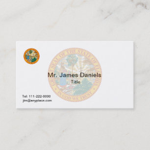 Carte De Visite Grand Sceau de Floride