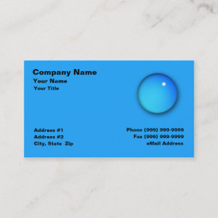 Carte De Visite Grande baisse de l'eau