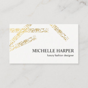 Carte De Visite Grandes bandes dorées Artistique