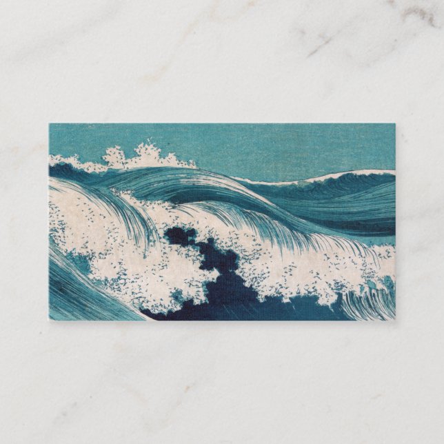 Carte De Visite Grandes vagues - Uehara Konen (Devant)
