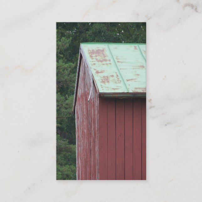 Carte De Visite Grange rouge (Devant)