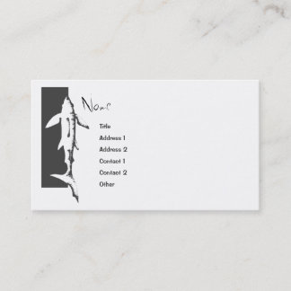 Carte De Visite Graphique de requin